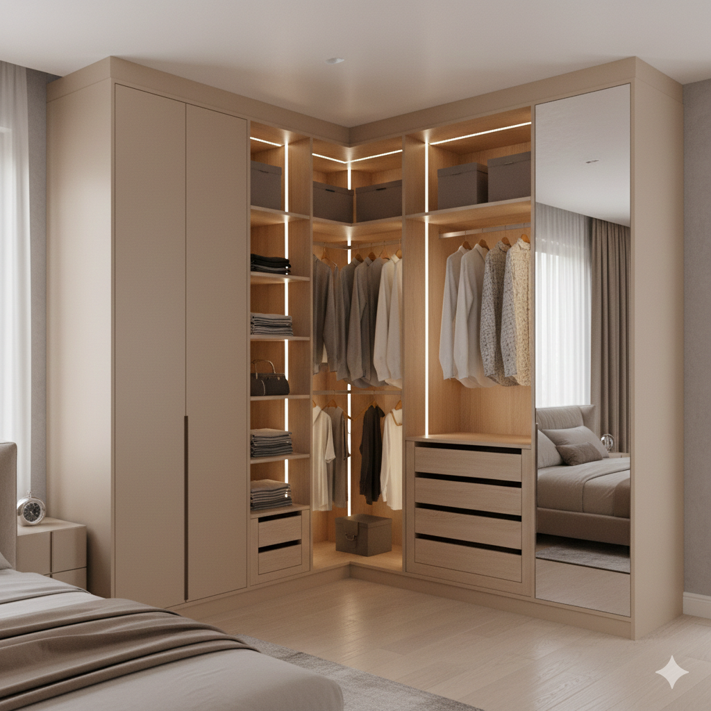 Corener Wardrobe